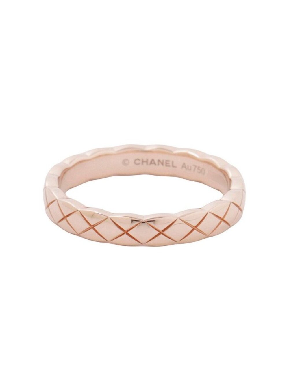 Chanel Ring Coco Crush Collection Mini Model 18K Pink Gold